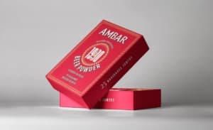 diseño packaging de ambar para su campaña navideña